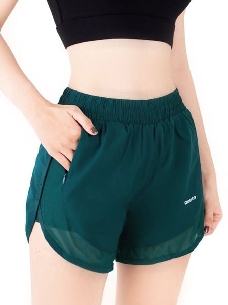 Quần short đùi thể thao nữ phối lưới Reeta A2288