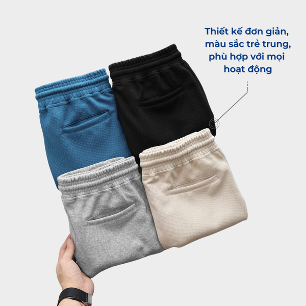 Quần short nam Cotton Pique Reeta A1852