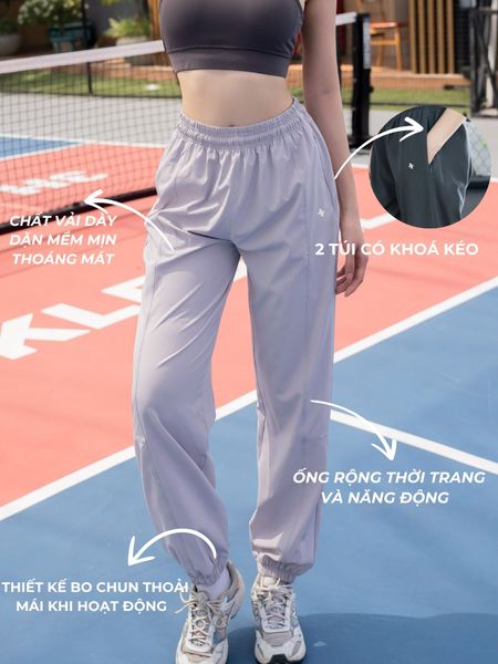 Quần dài jogger thể thao nữ Reeta A3021