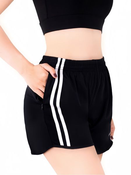 Quần short thể thao nữ phối sọc Reeta A2311
