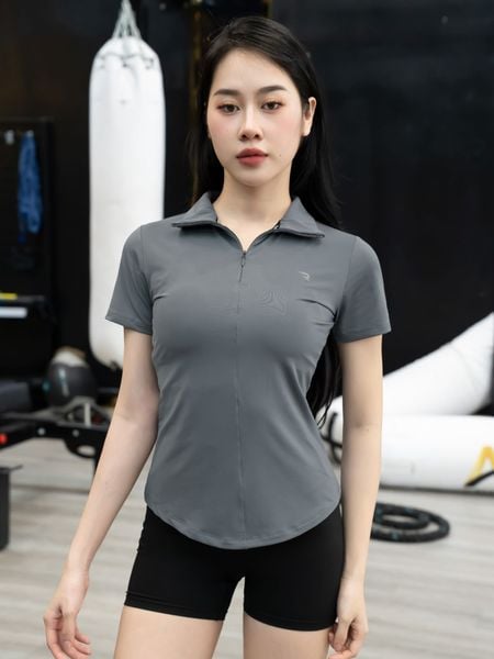 Áo polo nữ Reeta cổ dây khoá kéo A3038