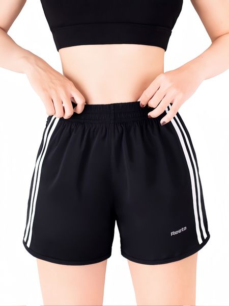 Quần short thể thao nữ phối sọc Reeta A2311