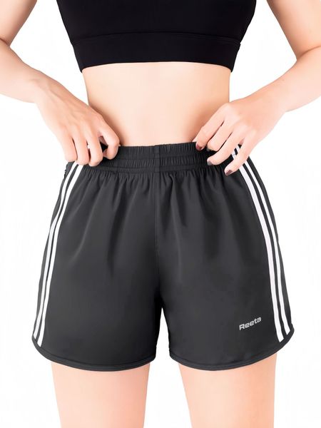 Quần short thể thao nữ phối sọc Reeta A2311