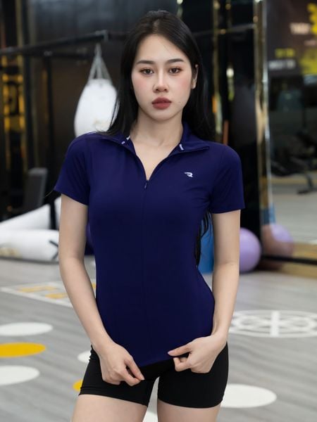Áo polo nữ Reeta cổ dây khoá kéo A3038