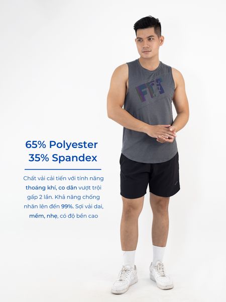 Áo tanktop nam logo Fit Reeta A2176