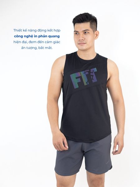 Áo tanktop nam logo Fit Reeta A2176