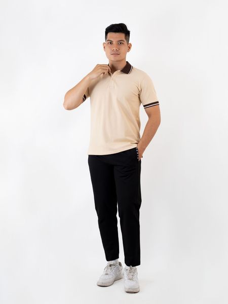 Áo polo cotton nam Mix Stripes Reeta A2202