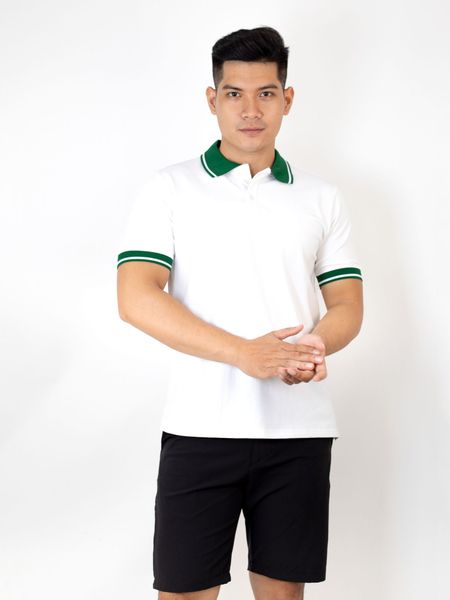 Áo polo cotton nam Mix Stripes Reeta A2202