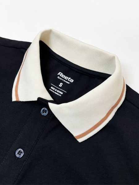 Áo polo cotton nam Mix Stripes Reeta A2202