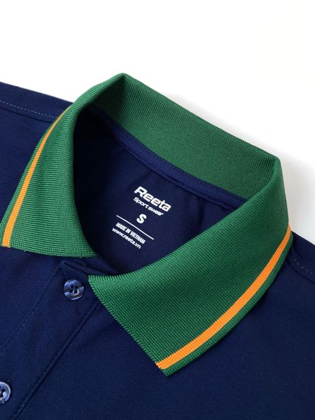 Áo polo cotton nam Mix Stripes Reeta A2202