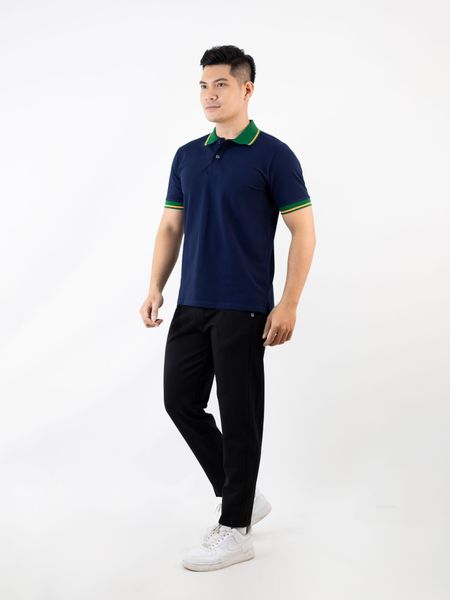 Áo polo cotton nam Mix Stripes Reeta A2202