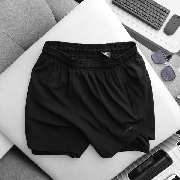 Quần short thể thao 2 lớp nam Reeta A2130