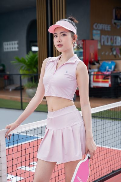 Áo Croptop dây kéo Reeta A3081
