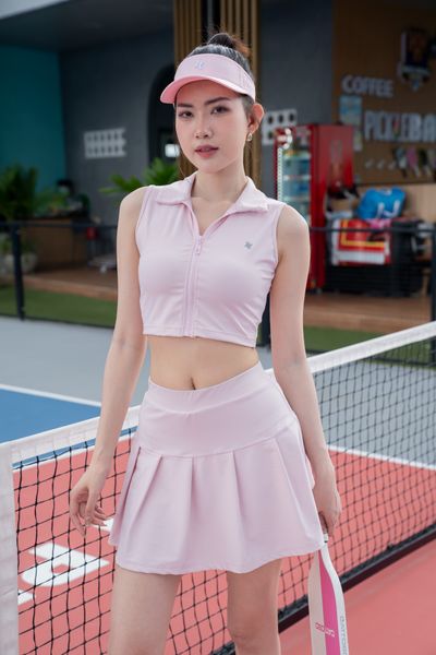 Áo Croptop dây kéo Reeta A3081
