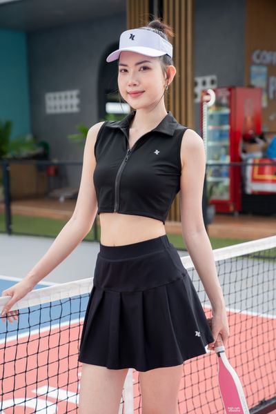Áo Croptop dây kéo Reeta A3081