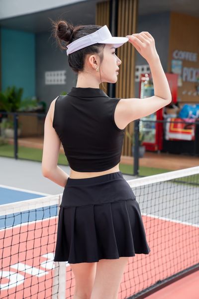 Áo Croptop dây kéo Reeta A3081
