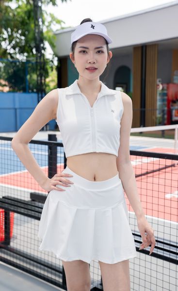 Áo Croptop dây kéo Reeta A3081