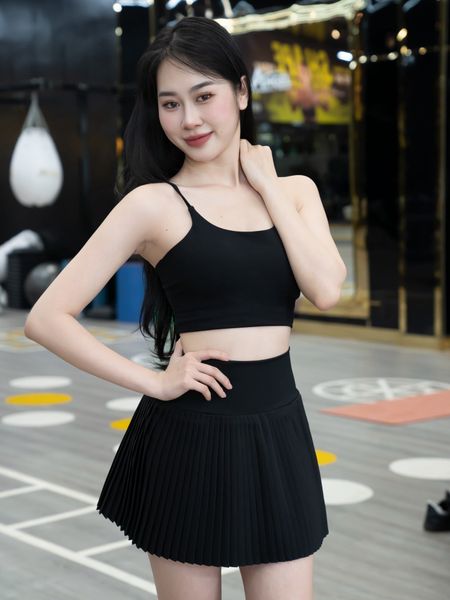 Chân váy xếp ly 2 lớp Reeta A3025