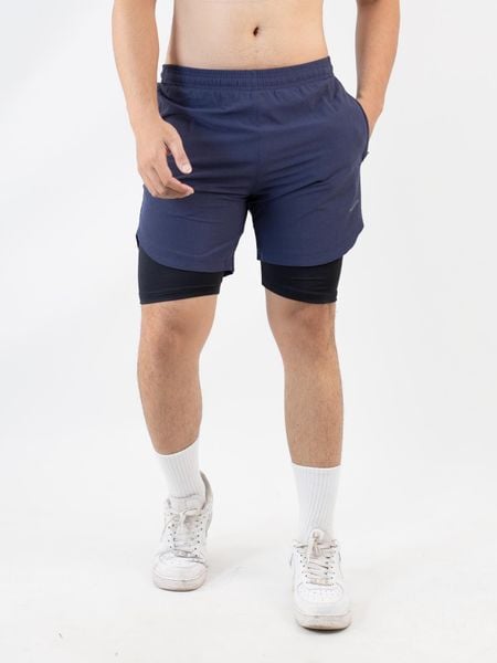 Quần short thể thao 2 lớp nam Reeta A2130