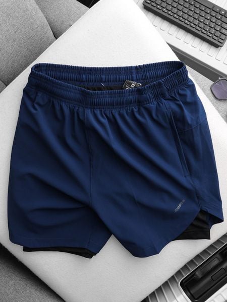 Quần short thể thao 2 lớp nam Reeta A2130