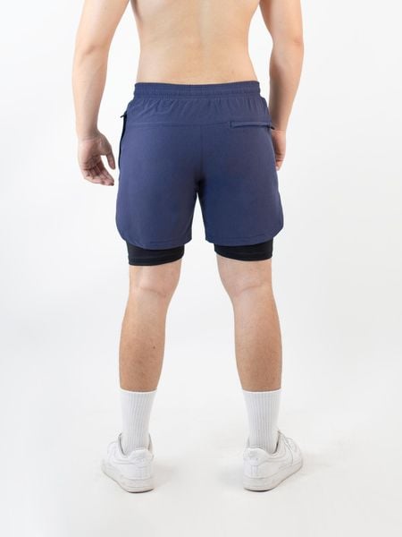 Quần short thể thao 2 lớp nam Reeta A2130