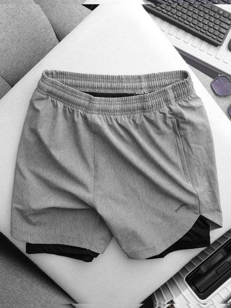 Quần short thể thao 2 lớp nam Reeta A2130