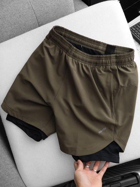 Quần short thể thao 2 lớp nam Reeta A2130