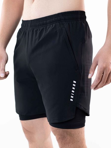 Quần short 2 lớp nam Running Reeta A2214