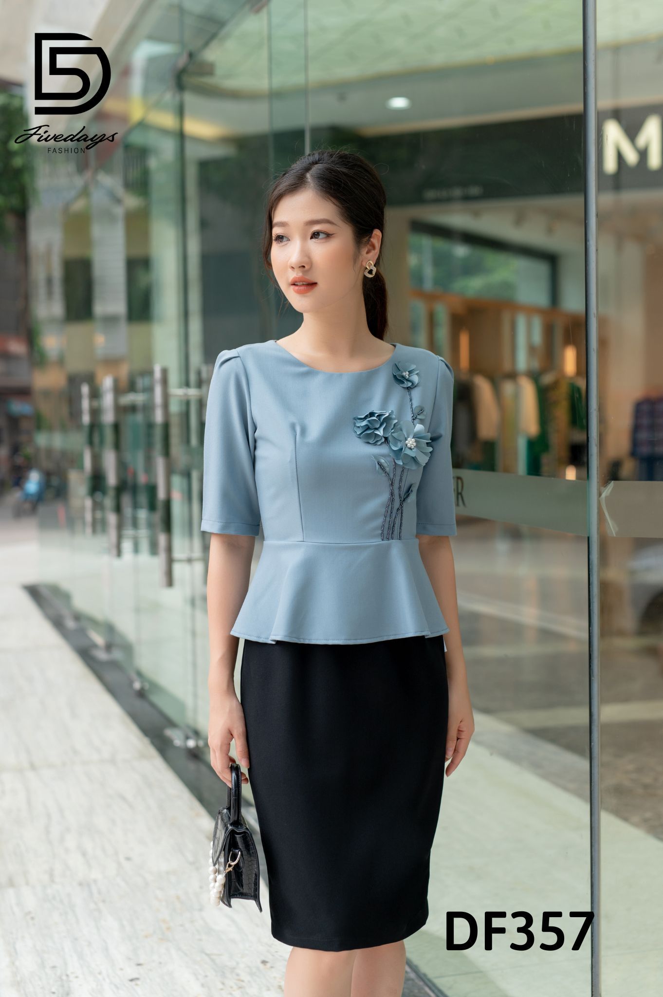 peplum thêu cao cấp – Fivedays