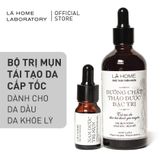  Bộ Tái Tạo Cấp Tốc Lá Home - cho da dầu, da khỏe lỳ, da vấn đề nặng 