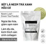  Bột Lá Neem Trà Xanh Non Lá Home giảm sưng & ngăn ngừa mụn 