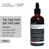  Herbal Peeling Treatment Extra Plus+ Lá Home - Thảo Dược Thanh Lọc Da - Da nám, da sẹo, da mụn nặng, da thô sần 