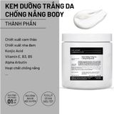  Kem Body Dưỡng Trắng Chống Nắng Bảo Vệ Da SPF 50 PA+++ 