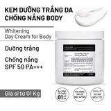  Kem Body Dưỡng Trắng Chống Nắng Bảo Vệ Da SPF 50 PA+++ 