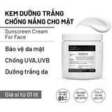  Kem Sữa Dưỡng Trắng Chống Nắng Bảo Vệ Da SPF 50 PA+ (Makeup) 