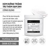  Kem Dưỡng Trắng Trị Thâm Sạm & Phục Hồi Da 2in1 