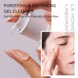  Gel Rửa Mặt Dịu Nhẹ Phục Hồi & Giảm Mụn - Purifying & Softening Gel Cleanser Lá Home Laboratory 