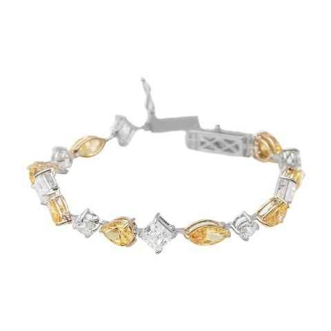 Lắc Tay Bạc SV925 đính Gioialite Calista 05WCZ17.5BR5146