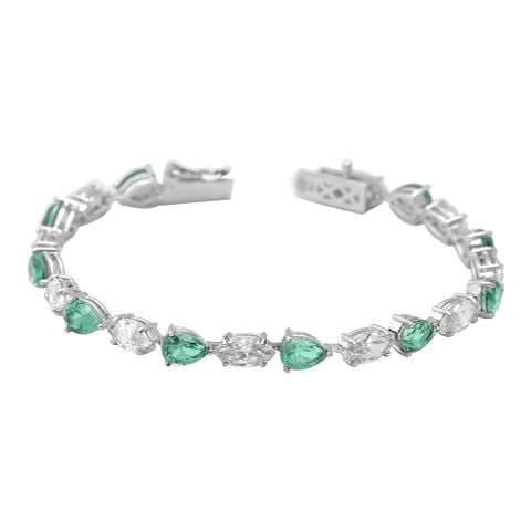 Lắc Tay Bạc SV925 đính Gioialite Calista 05WCZ17.5BR5163