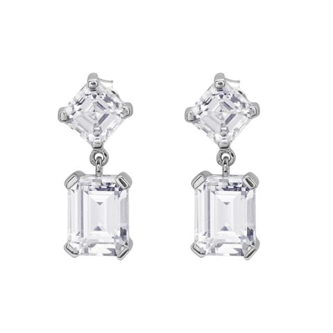 Bông Tai Bạc SV925 đính Gioialite Calista 05WCZOR5473