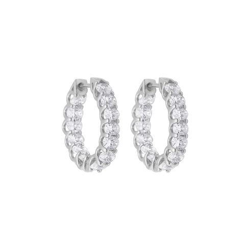 Bông Tai Bạc SV925 đính Gioialite Calista 05WCZOR5546