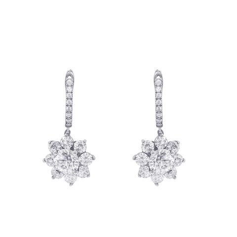 Bông Tai Bạc SV925 đính CZ Calista AJPE05735