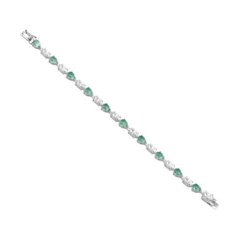 Lắc Tay Bạc SV925 đính Gioialite Calista 05WCZ17.5BR5163