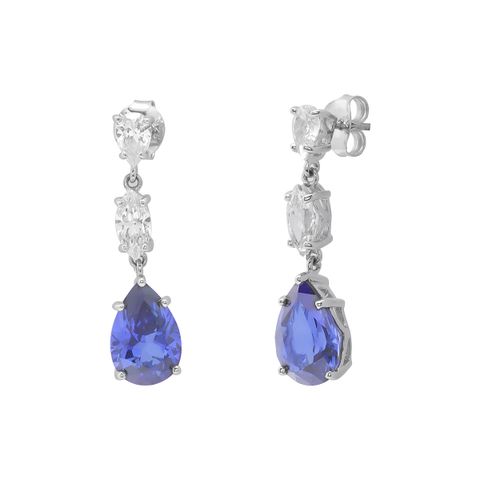 Bông Tai Bạc SV925 đính Gioialite Calista 05WCZOR5276