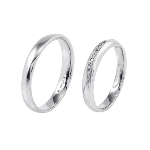 Nhẫn Cưới Vàng K18WG Calista 18W0000N00395.2
