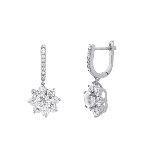 Bông Tai Bạc SV925 đính CZ Calista AJPE05735