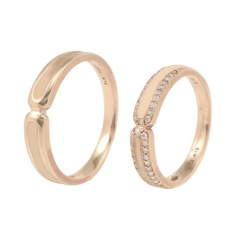 Nhẫn Cưới Vàng K18YG Calista IGRG02569.1