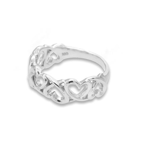 Nhẫn Vàng K10WG đính CZ Calista BRG60043