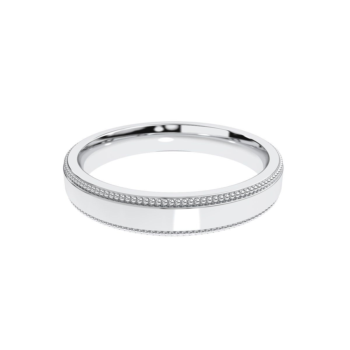  Nhẫn Cưới Vàng K14WG Calista AERG01218 