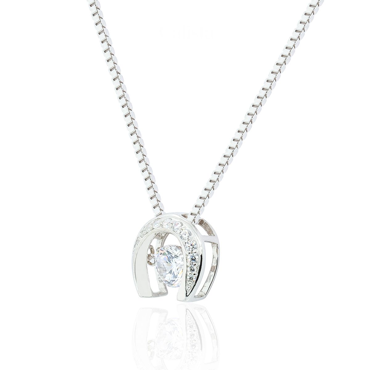  Mặt Dây Dancing Stone Bạc SV925 đính CZ Calista AJPD05541 